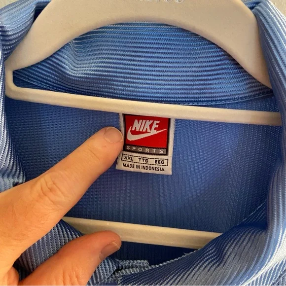 Nike Sports UNC Tar Heels Warm-Up Jacket XXL – Carolina Blue/White - Picture 3 of 4